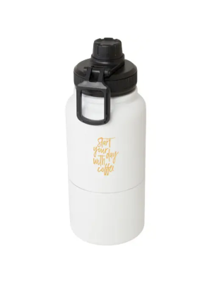 Bidón deportivocon aislamiento de acero inoxidable  de 840 ml con certificación RCS 