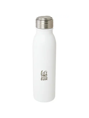 Bidón de acero inoxidable con asa de metal de 700 ml con certificación RCS  