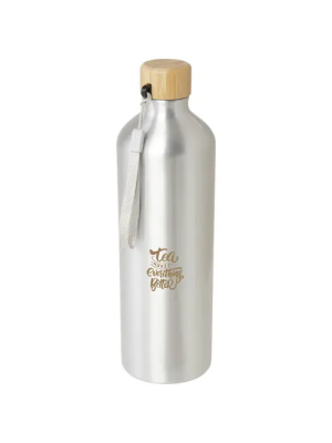 Bidón de aluminio reciclado de 1000 ml con certificación RCS 