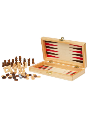 Set de juegos 3 en 1 de madera 