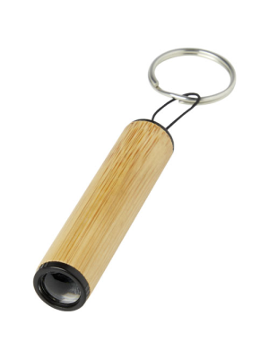 Llavero de bambú con luz 