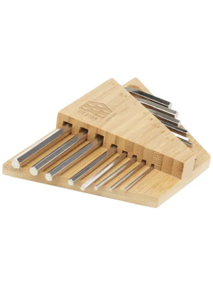 Set de llaves hexagonales de bambú 