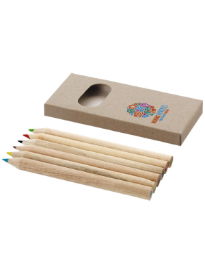 Set para colorear de 6 piezas 