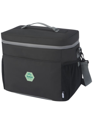 Bolsa isotérmica de 22 l para 20 latas de material reciclado GRS resistente al agua 