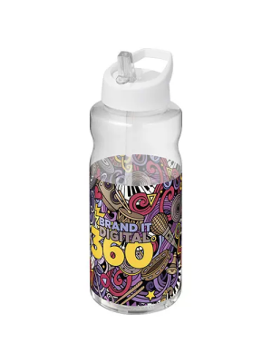 Bidón deportivo con tapa con boquilla de 1 litro 