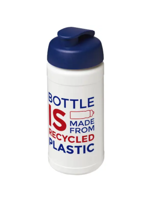 Bidón deportivo con tapa Flip de material reciclado de 500 ml 