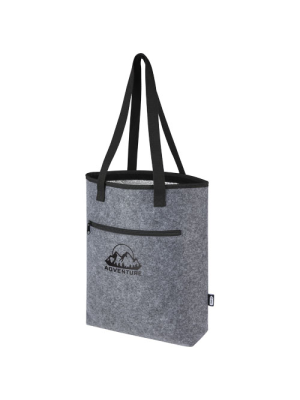 Bolsa Tote isotérmica de fieltro reciclado GRS de 12 L 
