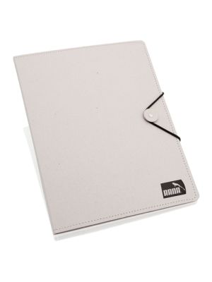 Carpeta vimaz de cartón ecológico con logo vista 1