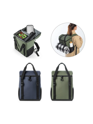 ROMA L. Mochila térmica acolchada 600D rPET y ripstop