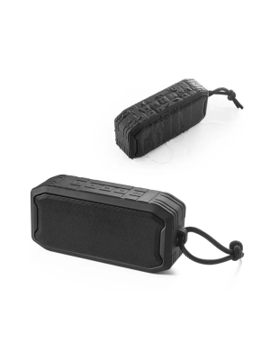 SHEERAN. Altavoz de ABS reciclado con micrófono incorporado