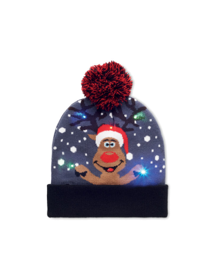 SHIMAS LIGHT Gorro de punto navideño LED