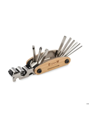 MANO Multiherramienta acero y bambú