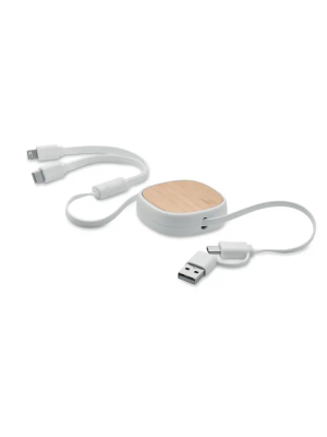 TOGOBAM Cable carga retráctil multiUSB