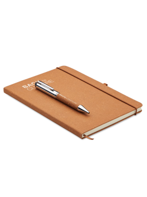ELEGANOTE Set cuadernos piel reciclada