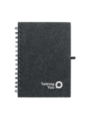 RINGFELT Libreta A5 RPET tapa fieltro