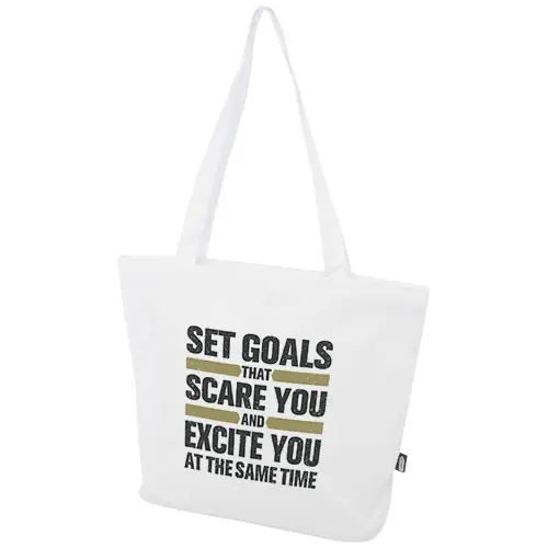 Bolsa Tote con cremallera de material reciclado GRS de 20 l