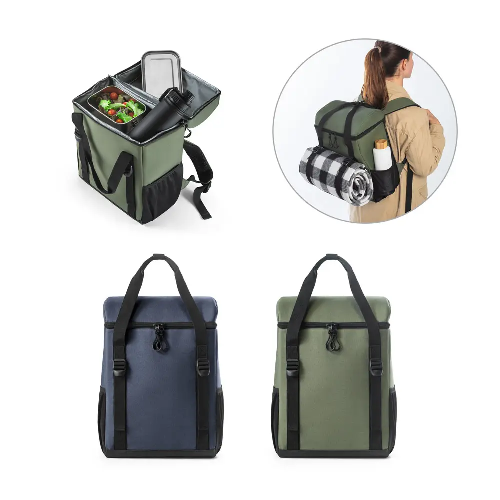 ROMA L. Mochila térmica acolchada 600D rPET y ripstop