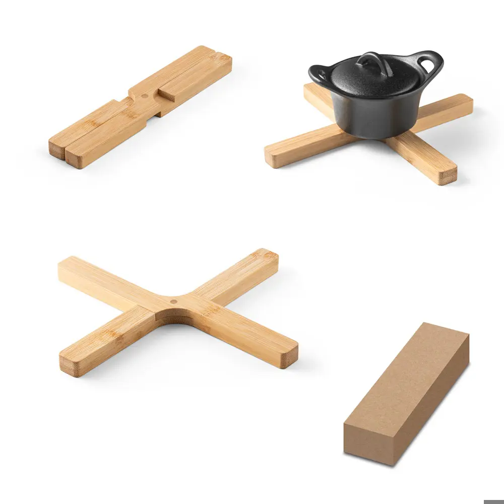 SHANDY. Posavasos de bambú