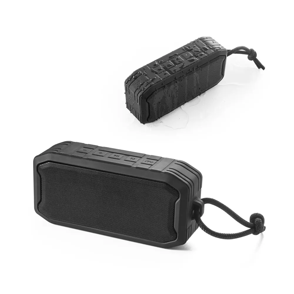 SHEERAN. Altavoz de ABS reciclado con micrófono incorporado