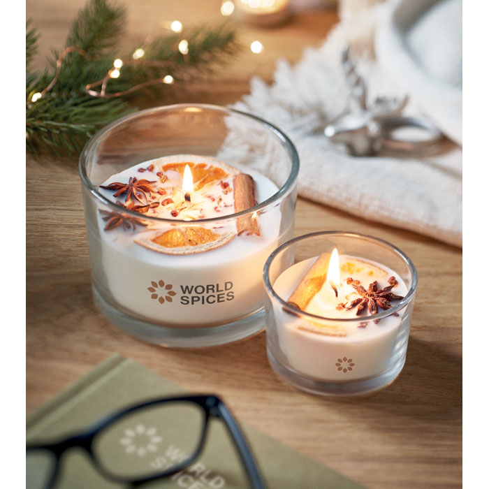 CITRUS SMALL Vela de cera vegetal 85 gr