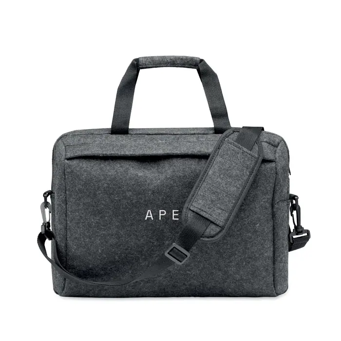 PLANA Maletin fieltro RPET para 15