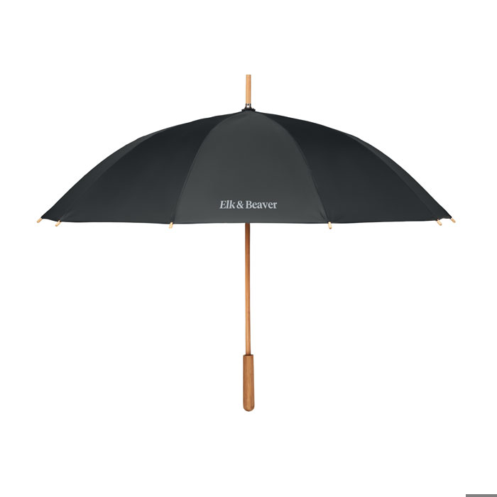 TUTENDO Paraguas RPET/bambú de 23,5"