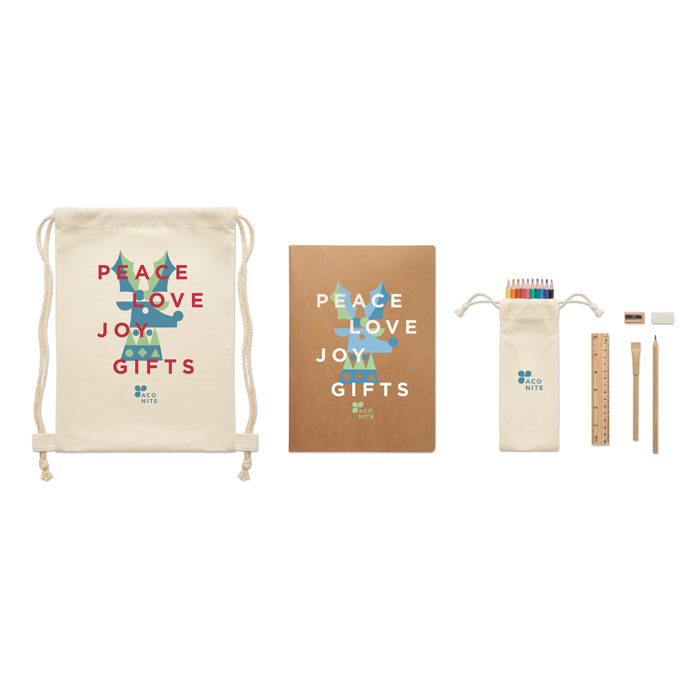 FUNDRAW Set de dibujo infantil en bolsa