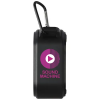 Altavoz solar Bluetooth IPX5 de 3W con mosquetón en plástico reciclado con certificación RCS 