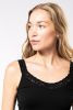 Top tirantes ecorresponsable sin costuras y encaje Sin mangas