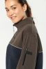 Sudadera cuello con cremallera ecorresponsable– Unisex