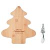 TREECHESSE Set cuchillo y tabla de bambú